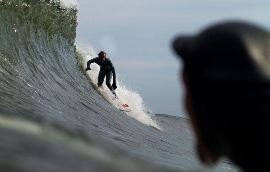 April Surfing Photos in New Jersey
