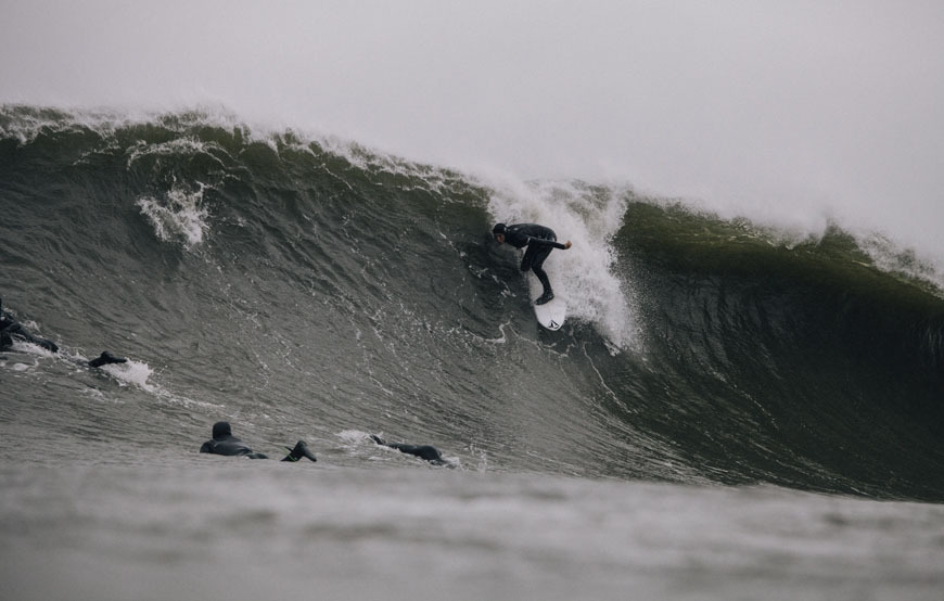 Thanksgiving Surfing NJ Big Waves