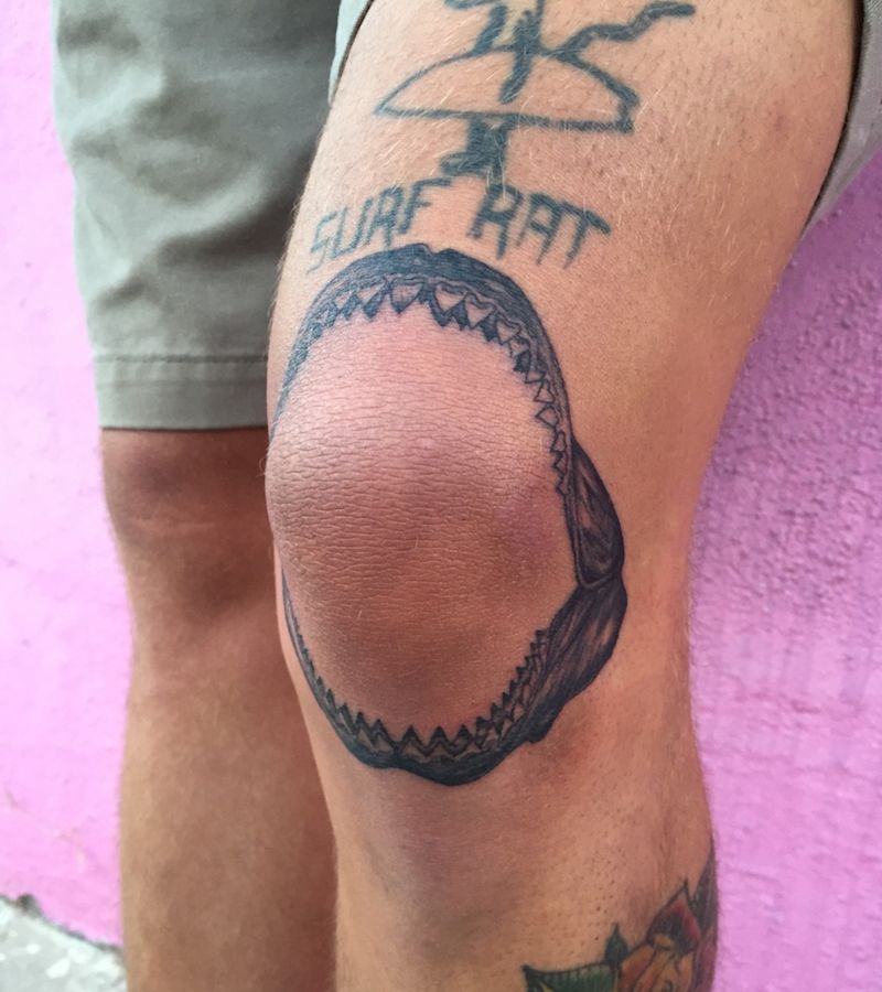 Surfer tattoo on a back  Tattoogridnet