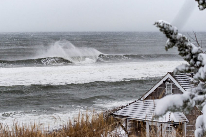 Montauk Blizzard Beach Break photo Justin Burkle