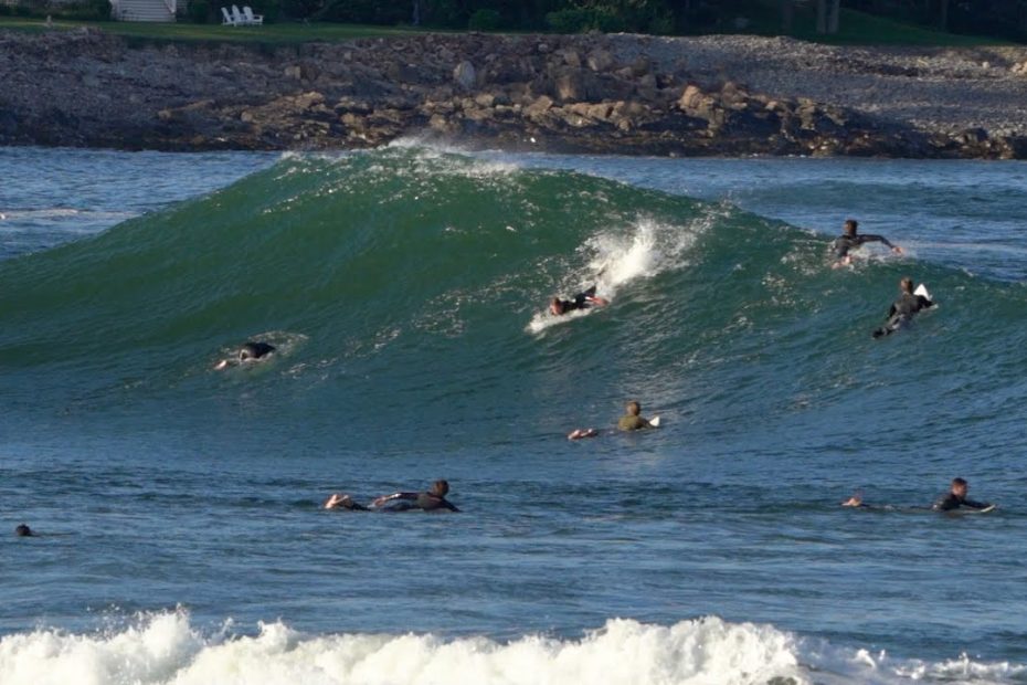 Surfing Hurricane Larry