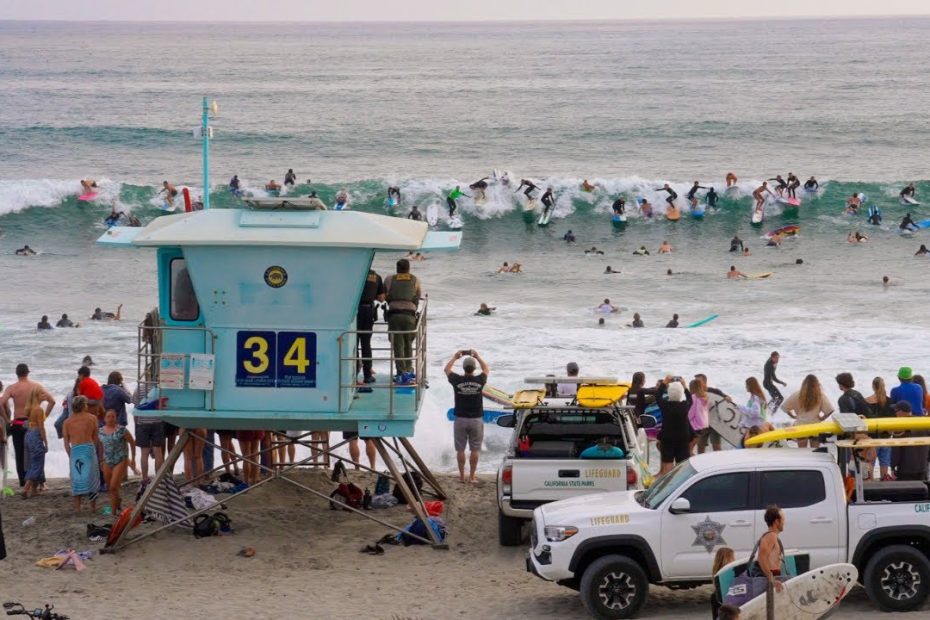 san diegos most crowded surf spot