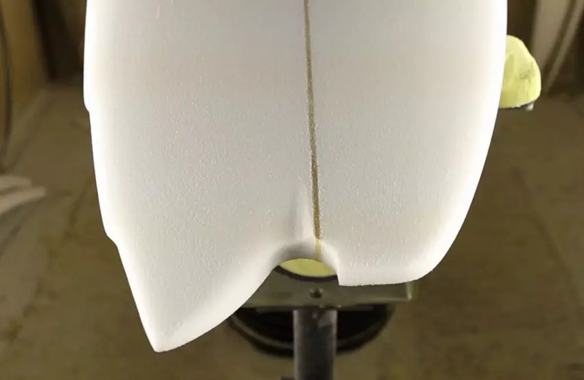 asymmetrical einstein surfboard tail