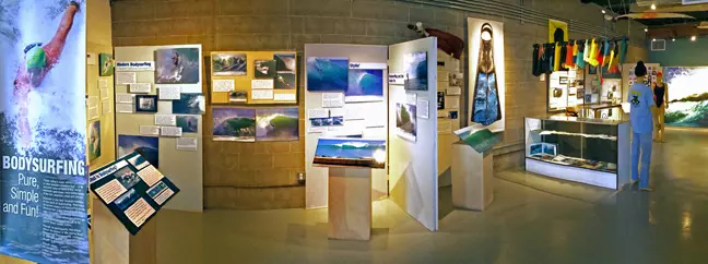 California Surf Museum Bodysurfing Exhibit