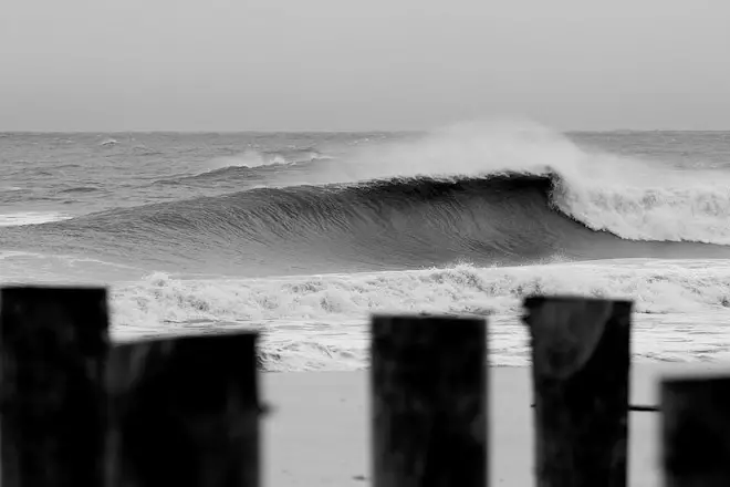 Big Waves in Cape May New Jersey